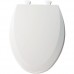 Bemis 1500EC 390 Lift-Off Wood Elongated Toilet Seat  Cotton White - B005MTSTS4